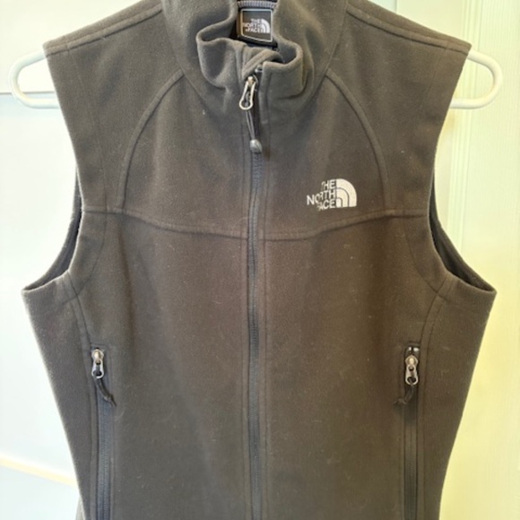 THE NORTH FACE 'Windwall' sz S Women's fleece vest black full frontal zipper - Picture 3 of 12